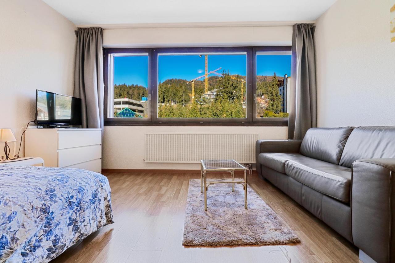 Studio Cosy Au Centre De Crans-Montana Dış mekan fotoğraf