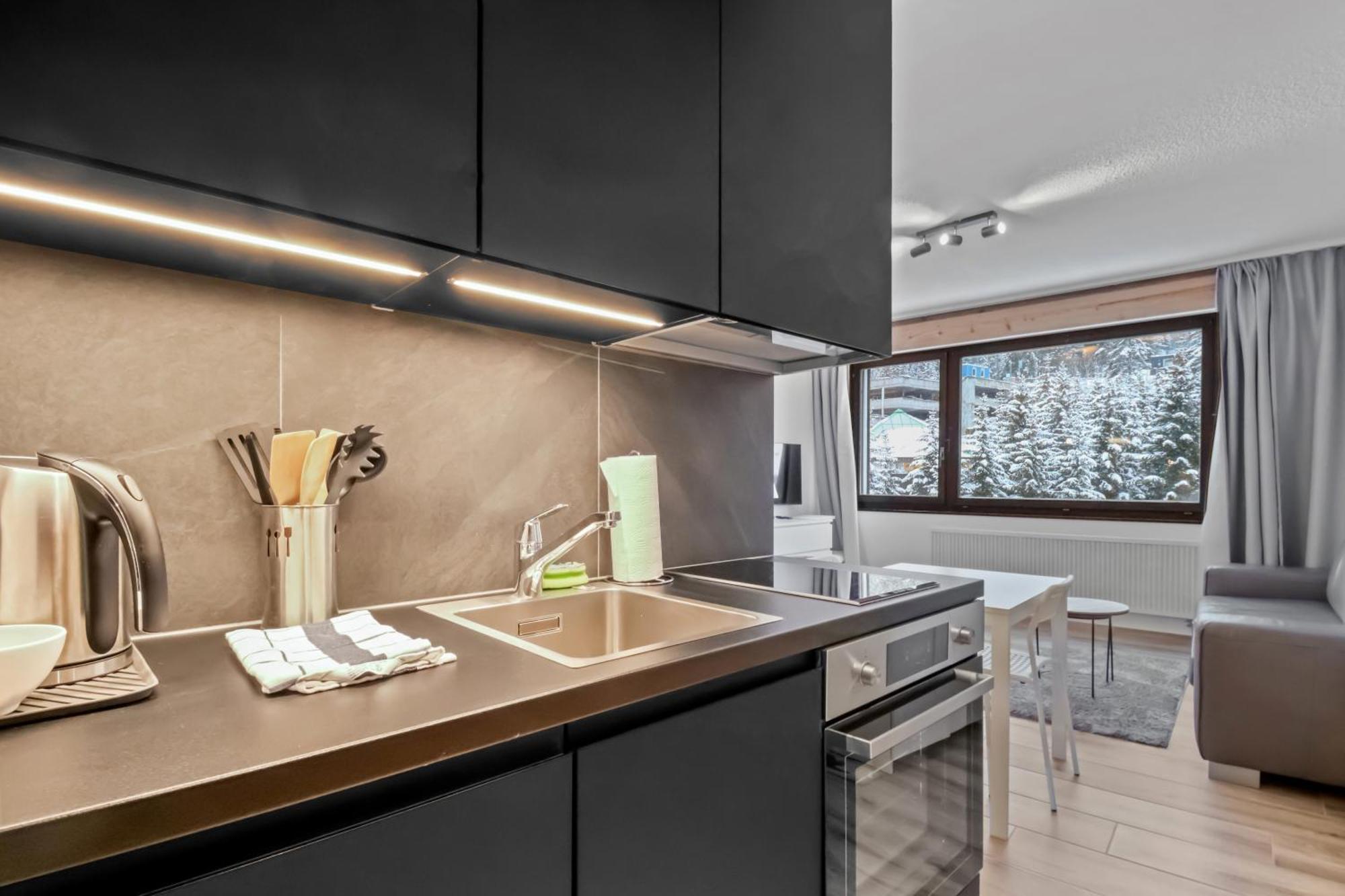 Studio Cosy Au Centre De Crans-Montana Dış mekan fotoğraf