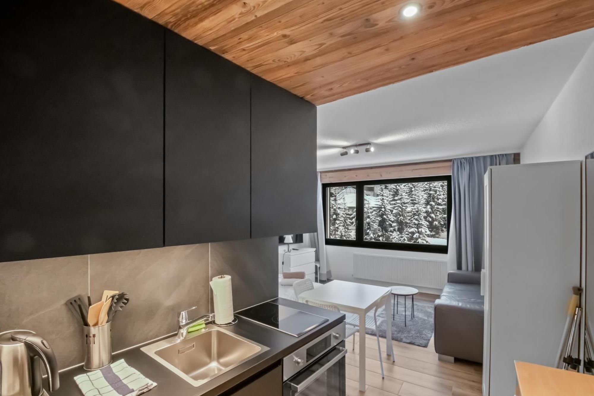 Studio Cosy Au Centre De Crans-Montana Dış mekan fotoğraf